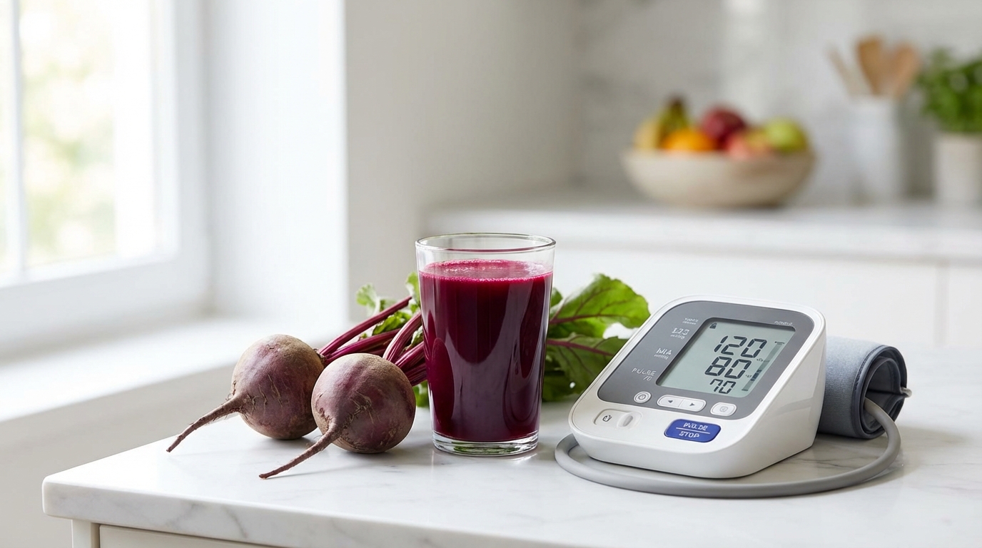 Beetroot Juice and Blood Pressure: Science, Dosage, and What to Expect