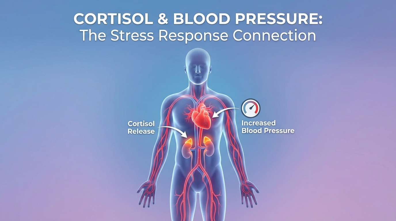 Cortisol and Blood Pressure: How Stress Hormones Affect Your Heart